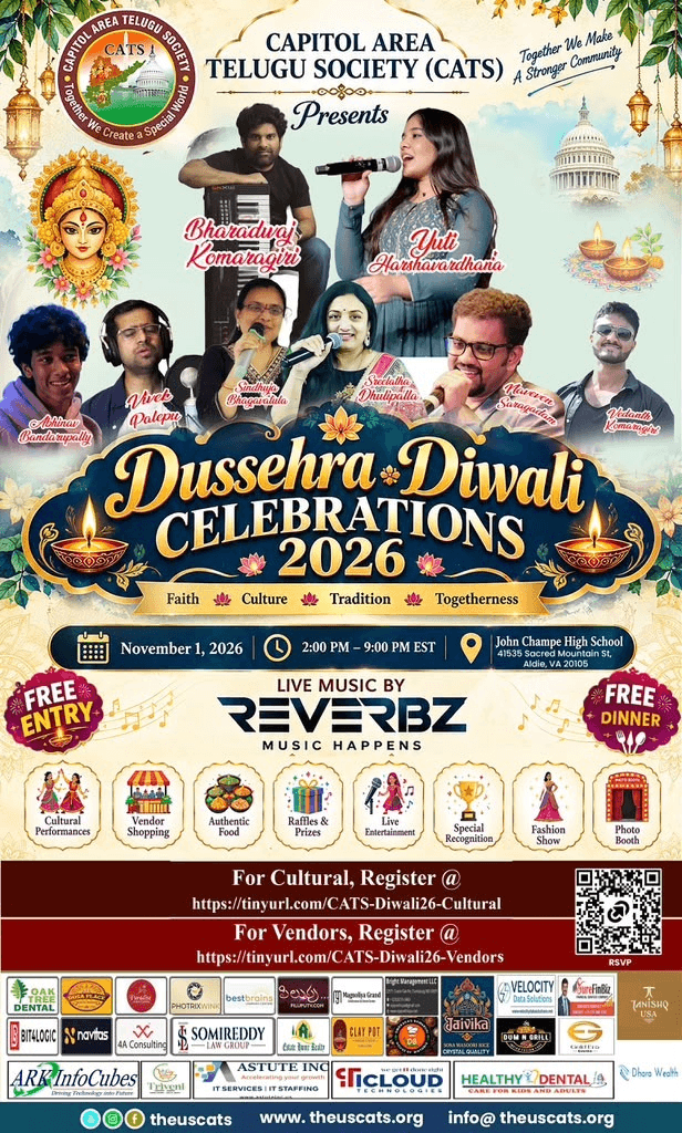 CATS Dussehra and Diwali Celebrations 2026 event flyer